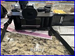 Vintage Canon AE-1 program Camera Lot With 2 Lenses Flash & Carry Bag