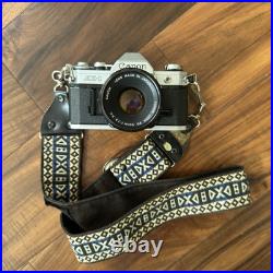 Vintage Canon AE-1 with FD 50mm f/1.8 Lens Film Camera, Untested