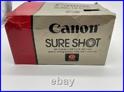 Vintage Canon AF35M II Sure Shot 35mm 12.8 Lens Auto Focus NIB Film Camera As A