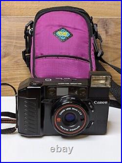 Vintage Canon AF35MM 12.8 Lens Auto Focus Film Camera Tested