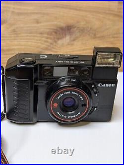 Vintage Canon AF35MM 12.8 Lens Auto Focus Film Camera Tested