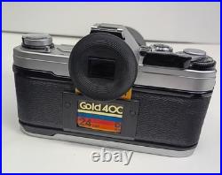 Vintage Canon AT-1 35mm Camera with Lenses Filters User Manuals Accessories