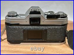 Vintage Canon AT-1 Silver SLR 35mmFilm Camera with 50mm 1.4 SSC Lens