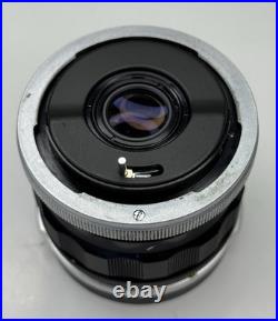 Vintage Canon AV-1 SLR 35mm Film Camera With Canon FL 35mm 12.5 Lens -Film Tested