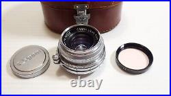 Vintage Canon Camera Co 35mm F2.8 Lens M39 Mount for Leica