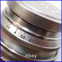 Vintage Canon Camera Co 35mm F2.8 Lens M39 Mount for Leica