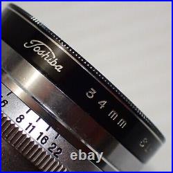 Vintage Canon Camera Co 35mm F2.8 Lens M39 Mount for Leica