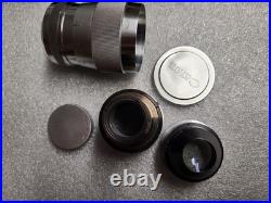 Vintage Canon Camera Lens 135mm f3.5 Original Caps And Viewfinder + Case