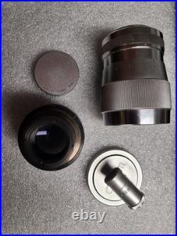 Vintage Canon Camera Lens 135mm f3.5 Original Caps And Viewfinder + Case