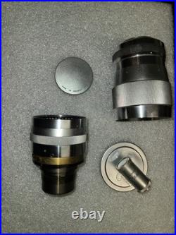 Vintage Canon Camera Lens 135mm f3.5 Original Caps And Viewfinder + Case