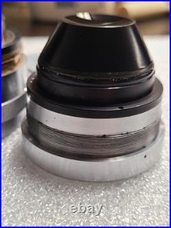 Vintage Canon Camera Lens 135mm f3.5 Original Caps And Viewfinder + Case