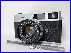 Vintage Canon Canonet Rangefinder Film Camera SE 45mm f/1.9 Lens Case From JAPAN