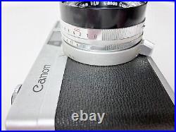 Vintage Canon Canonet Rangefinder Film Camera SE 45mm f/1.9 Lens Case From JAPAN