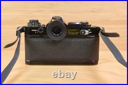 Vintage Canon EF 35mm Film Camera, with 50mm F1.8 FD Lens, Made in Japan