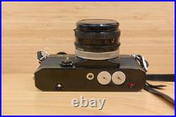 Vintage Canon EF 35mm Film Camera, with 50mm F1.8 FD Lens, Made in Japan