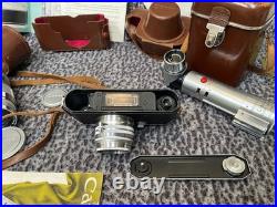 Vintage Canon EP 35mm f1.5 50mm lens Schneider Retina Tele-Xenar 200/4.8