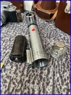 Vintage Canon EP 35mm f1.5 50mm lens Schneider Retina Tele-Xenar 200/4.8