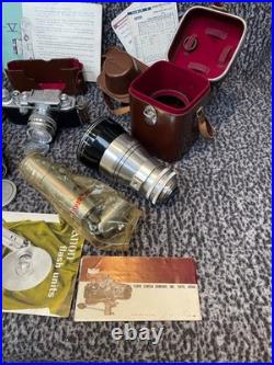 Vintage Canon EP 35mm f1.5 50mm lens Schneider Retina Tele-Xenar 200/4.8