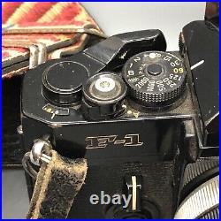 Vintage Canon F-1 35mm SLR Film Camera With 3 Lenses Vintage Canon F-1 35mm SLR Film Camera With 3 Lenses