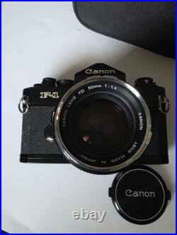 Vintage Canon F-1 with 50mm f 1.4 lens 35mm Film Camera