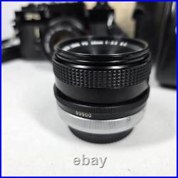 Vintage Canon F1 35mm Camera Body & FD 50mm 1.8 & 28mm 3.5 S. C. Lens with Box