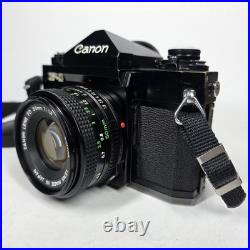 Vintage Canon F1 35mm Camera Body & FD 50mm 1.8 & 28mm 3.5 S. C. Lens with Box