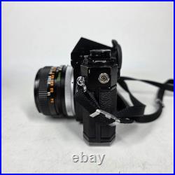 Vintage Canon F1 35mm Camera Body & FD 50mm 1.8 & 28mm 3.5 S. C. Lens with Box