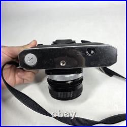 Vintage Canon F1 35mm Camera Body & FD 50mm 1.8 & 28mm 3.5 S. C. Lens with Box