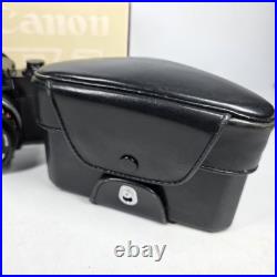 Vintage Canon F1 35mm Camera Body & FD 50mm 1.8 & 28mm 3.5 S. C. Lens with Box