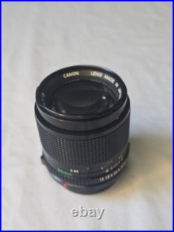 Vintage Canon FD 85mm f1.8 Lens CLEAN