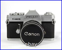 Vintage Canon FL 58mm f/1.2 MF Standard Prime Lens and Pellix Camera Mega Bundle