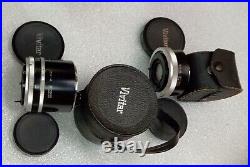 Vintage Canon FTB Camera With Lens + Minolta 35mm Lens + Filters +2 Pedestals