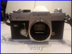 Vintage Canon Ftb QR 35mm Camera-WithMultiple Lenses & LOTS of Accessories-Tested