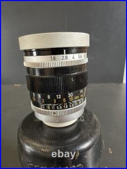 Vintage Canon Lens C-16 50mm f/1.8 Made In Japan Cine Movie Camera Lens with Case