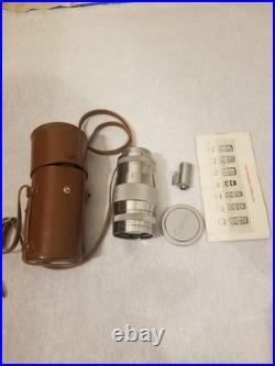 Vintage Canon Serenar lens 135mm f3.5 with leather carrying case Vintage Canon Serenar lens 135mm f3.5 with leather carrying case