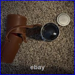 Vintage Canon Serenar lens 135mm f3.5 with leather carrying case Vintage Canon Serenar lens 135mm f3.5 with leather carrying case