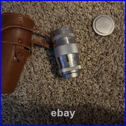 Vintage Canon Serenar lens 135mm f3.5 with leather carrying case Vintage Canon Serenar lens 135mm f3.5 with leather carrying case