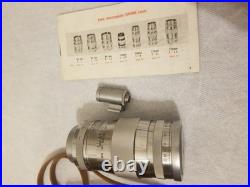 Vintage Canon Serenar lens 135mm f3.5 with leather carrying case Vintage Canon Serenar lens 135mm f3.5 with leather carrying case