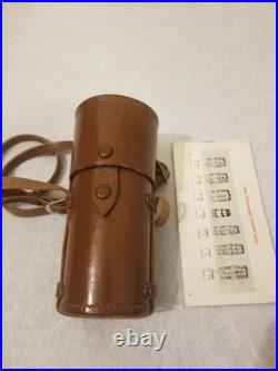 Vintage Canon Serenar lens 135mm f3.5 with leather carrying case