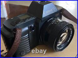 Vintage Canon T70 35mm Camera Comes With FD 50mm 11.4 Lens Very Good Condition