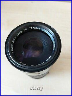 Vintage Canon Zoom Camera Lens FD 70- 150MM 14.5 Used Clean