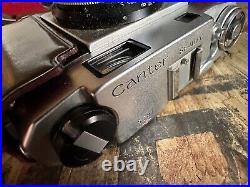 Vintage Canter Beauty 35mm Film Rangefinder Camera 45mm Lens With Leather Case