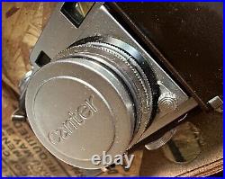 Vintage Canter Beauty 35mm Film Rangefinder Camera 45mm Lens With Leather Case