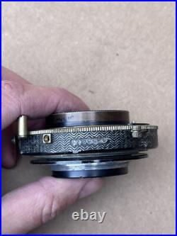 Vintage Carl Zeiss Jena Tessar F4.5 13.5cm Camera Lens Graflex Antique