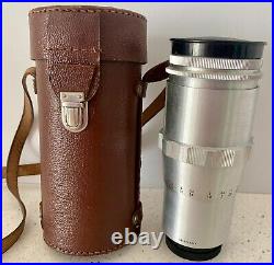 Vintage Carl Zeiss Jena Triotar F4 135 5139271 Camera Lens & Case