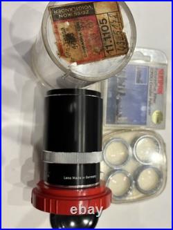 Vintage Carl Zeiss Tele-Tessar 4/135, #4365176, West Germany. Comeswith4 Lenses
