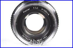Vintage Carl Zeiss black 100mm/f13.5 Planar lens for Hasselblad 500 CM camera