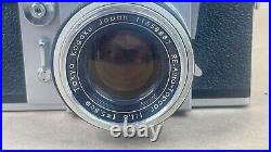 Vintage Chrome RE Super w f1.8 5.8cm Lens/Macro Ext. Display/Collection
