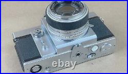 Vintage Chrome RE Super w f1.8 5.8cm Lens/Macro Ext. Display/Collection