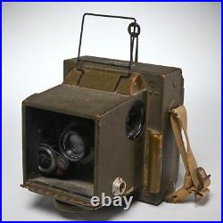Vintage Combat Graflex Graphic 45 Camera Kodak 127mm Lens AS IS
